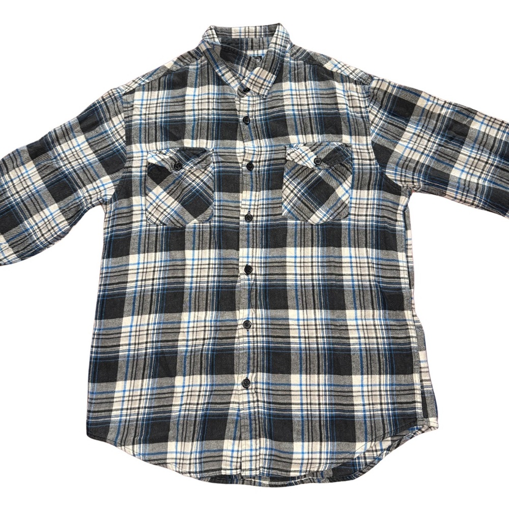 Retrofit Long Sleeve Button Up Shirt Size M